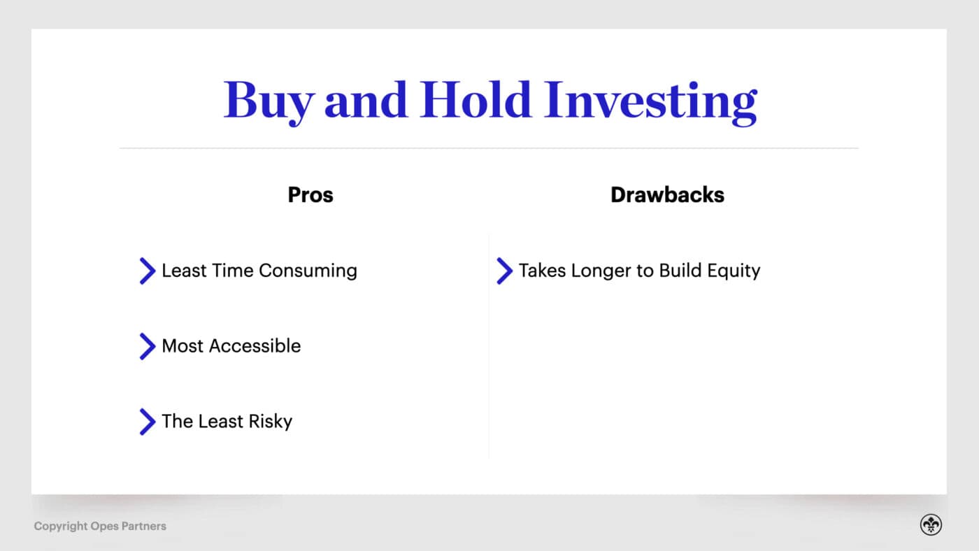 Buy and Hold Property Investment Strategy Pros and Cons